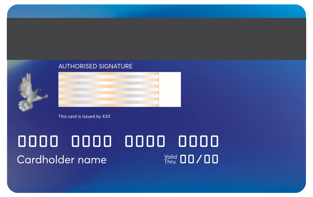 Over 35 card, back